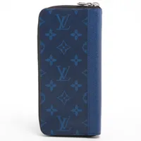 ヴィトン タイガラマ ジッピーウォレットヴェルティカル M30447 ブルー