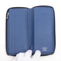ヴィトン タイガラマ ジッピーウォレットヴェルティカル M30447 ブルー
