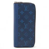 ヴィトン タイガラマ ジッピーウォレットヴェルティカル M30447 ブルー