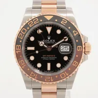 ロレックス GMTマスターⅡ 126711CHNR PG×SS PG×SS AT 黒文字盤 あまりごま2