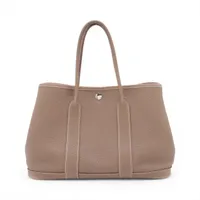 エルメス ガーデンパーティ30 TPM ネゴンダ エトゥープ シルバー金具 □P:2012年