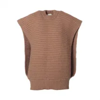 セリーヌ フィービー期 キャメル ニットベスト XS レディース ブラウン  2 3GE4/055C