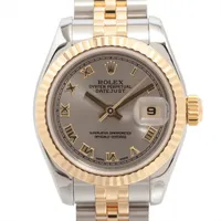 ロレックス レディ デイトジャスト 179173 SS×YG SS×YG AT シルバー