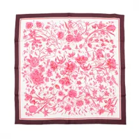 ブルガリ×荒木飛呂彦 スカーフ シルク ピンク ジョジョの奇妙な冒険