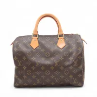 ヴィトン モノグラム スピーディ40 M41522 ファスナープルレザー亀裂