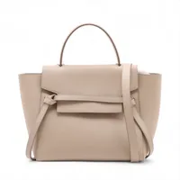 期間限定価格！セリーヌ ベルトバッグマイクロ 2WAYハンドバッグ ベージュ セリーヌ ベルトバッグマイクロ レザー 2WAYハンドバッグ ベージュ