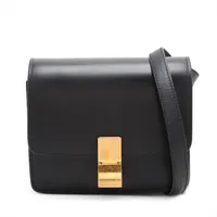 セリーヌ トリオ スモール レザー ショルダーバッグ グレー A2864090