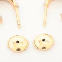 【美品】カルティエ　トリニティ　ピアス　片耳用　750 PG×WG カルティエ トリニティ ピアス 750(YG×PG×WG) Aランクの買取参考価格