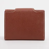 エルメス イリアード ヴァッシュ コンパクトウォレット ゴールド 