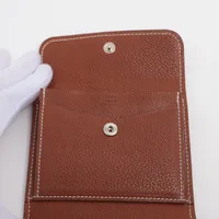 エルメス イリアード ヴァッシュ コンパクトウォレット ゴールド 