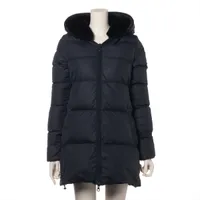 デュベティカ ナイロン ダウンジャケット 42 レディース ネイビー