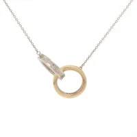 ティファニー 1837 インターロッキング 750＆シルバーネックレス