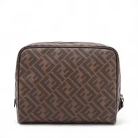 ロエベ クロコ セカンドバッグ ブラウン ZZ022762｜中古ブランド品