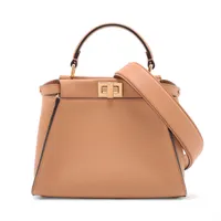 フェンディ セレリア ピーカブー 2WAY ハンドバッグ ブラウン KK002 フェンディ セレリア ピーカブー 2WAY ハンドバッグ ブラウン KK002