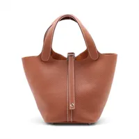 エルメス ピコタンロック18 PM トリヨンクレマンス ゴールド シルバー金具 K:2025年