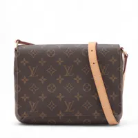 ヴィトン モノグラム ミュゼットタンゴ M51257 ブラウン