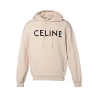 セリーヌ コットン パーカー XS メンズ シルバー 2Y975670Q