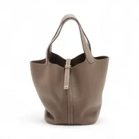 エルメス ピコタンロック22 MM トリヨンクレマンス エトゥープ ゴールド金具 Y:2020年