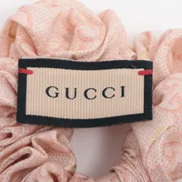 グッチ GG シュシュ シルク ピンク A4048147｜中古ブランド品