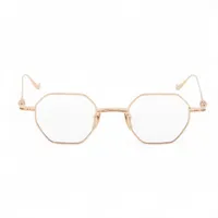 クロムハーツ SPUR EM メガネ 表記なし ブラック×ゴールド 54□19-152