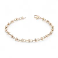 ティファニー ハードウェア マイクロリンク ブレスレット 750(YG) 11.0