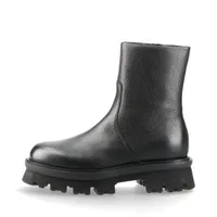 ボッテガヴェネタ タイヤ レザー ショートブーツ 45 メンズ ブラック