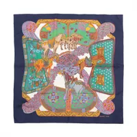 エルメス カレ90 LES CHEVAUX DES MOGHOLS ムガル王朝の馬 スカーフ