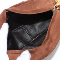 シャネル マトラッセ スエード チェーンショルダーバッグ フリンジ