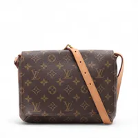 ヴィトン モノグラム ミュゼットタンゴ M51257 ブラウン