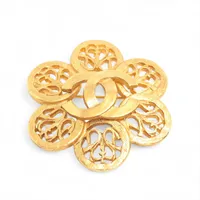 シャネル ココマーク 97P ブローチ GP ゴールド A2608442｜中古