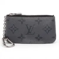 ヴィトン ダミエグラフィット ポシェットクレ N60155 ブラック コイン