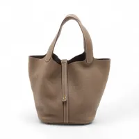 ✨26日くまのみ✨エルメスピコタンロック 22MM エトゥープ&ゴールド ✨26日くまのみ✨エルメスピコタンロック 22MM エトゥープ&ゴールド