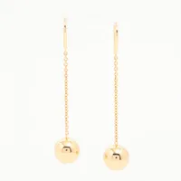 ティファニー パールバイザヤード ドロップ パール ピアス 750(YG) 2.6