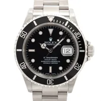 ロレックス サブマリーナーデイト 16610 SS SS AT 黒文字盤
