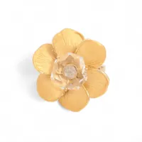 【美品】希少・レア　ポメラート　グリフハートリング ポメラート グリフハート 色石 リング 750(WG) 19.6g XB022588｜中古