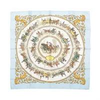 エルメス カレ90 LES FOLIES DU CIEL 大空の狂気 スカーフ シルク