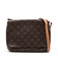 ヴィトン モノグラム サテン リトルブローニュ M92142 AP046734｜中古