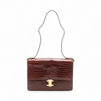 エルメス ケリー グローブ 7 クロコダイル レッド 汚れ ほつれ 内生地