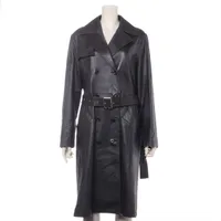 ジバンシィ ポリエステル レインコート 44 ブラック ベルベット