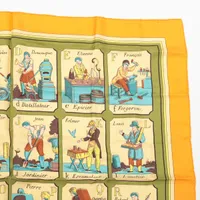 エルメス カレ90 L'ALPHABET DES METIERS 仕事のいろは スカーフ