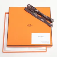 エルメス カレ90 アカデミア イピカ スカーフ シルク ブルー×オレンジ