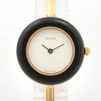 ⭐【美品希少レア】グッチ6000.L.ホワイトフェイス腕時計(稼働品) グッチ 時計｜中古ブランド品・ブランド古着通販｜ALLU（アリュー）