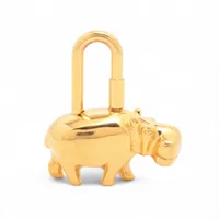 エルメス カデナ ライオン 1997 チャーム GP ゴールド A2782782｜中古