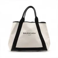 バレンシアガ デューティーフリー メッシュ×レザー トートバッグ