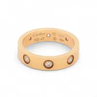 カルティエ ラニエール フル ダイヤ リング 750(WG) 4.5g 53 A2679819