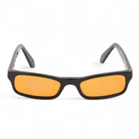 クロムハーツ SPUR EM メガネ 表記なし ブラック×ゴールド 54□19-152