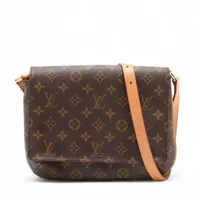 ヴィトン モノグラム ミュゼットタンゴ M51257 ブラウン