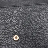 グッチ インターロッキングG レザー チェーンウォレット ブラック