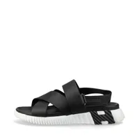 エルメス エレクトリック レザー サンダル 44 メンズ ブラック