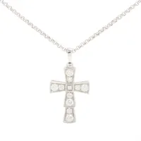 SJX クロス ダイヤ ネックレストップ 750(YG) 1.4g 0.12 6ZC0025